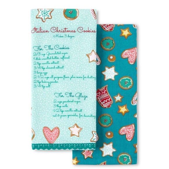 🦋 New Pioneer Woman Gingerbread Kitchen Towel Set, Multicolor, 2 Piece - Picture 4 of 6